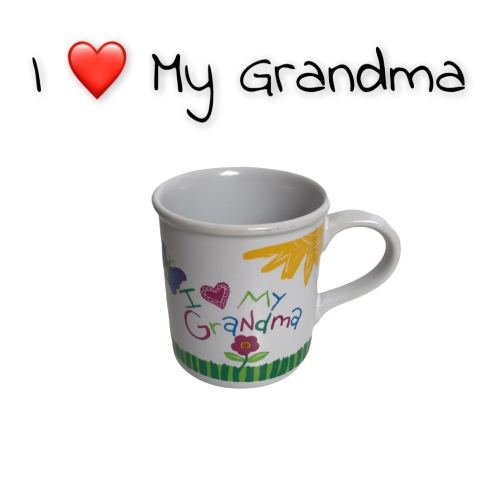 Vintage HTF “I ❤️ My Grandma Mug”